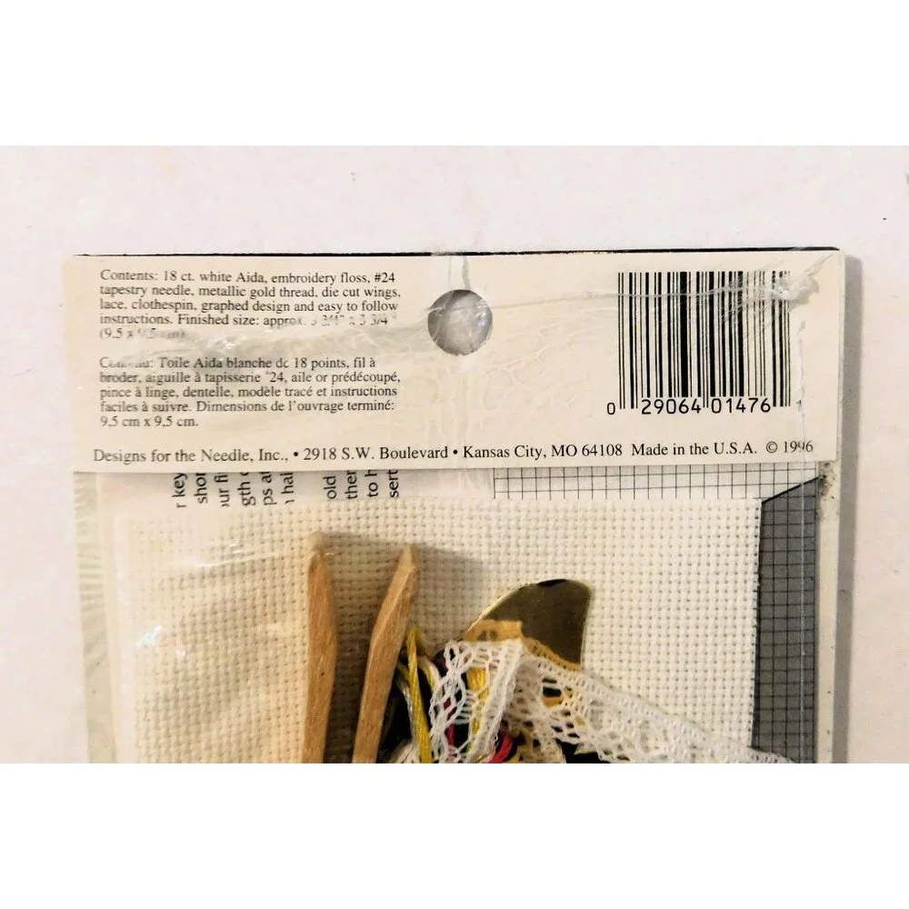 Designs for the Needle Peace Angel Ornament Counted Cross Stitch Kit Sealed